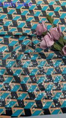 طلاء النسيج المطبوع بالحيوية مع أنماط هندسية