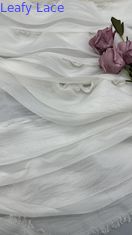 قماش الشبكة الأنيق والمتين القماش القصير لحفلات الزفاف والعيد