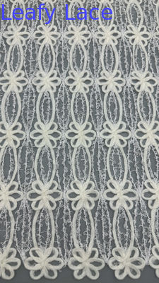 Leafy Corded Lace Fabric Luxary Breathe and Elegent Wedding Party Lace Fabric