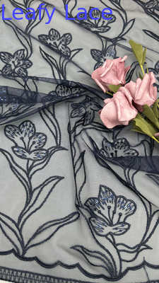 Seqiun Embroideded Lace Mesh Luxary High Quality Elegant Fabric