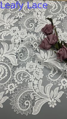 Luxary Embroidered Lace Fabric Good Quality Floral Beauty Dresses