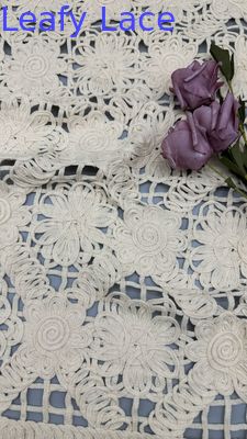 Corded Lace Fabric Guipure Lace Fabric for Bridal Wedding Party Gown