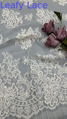 Embroidered Lace Fabric for Wedding Dresses Wholesale Bridal Lace Fabric for Wedding Dress Factories