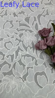 Embroidered Lace Fabric for Wedding Dresses High Quality Lace Fabric for Fashion Designers