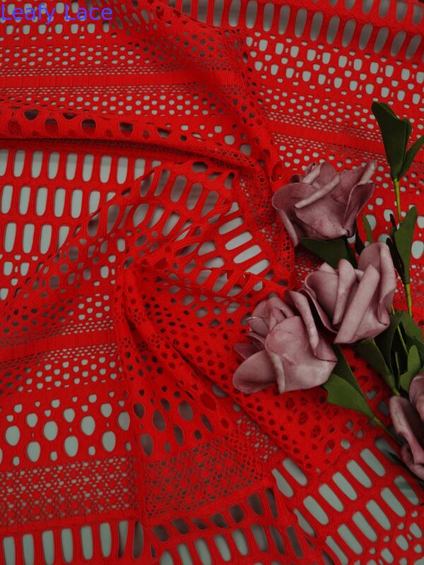 Traditonal Stretch Lace Fabric Custom Floral Lace Fabric Manufacturer for Bridal and Fashion Dresses