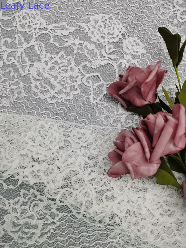 High-End Bridal Lace Fabric for Wedding Gowns Export Lace Fabric Manufacturer for Fashion Industry