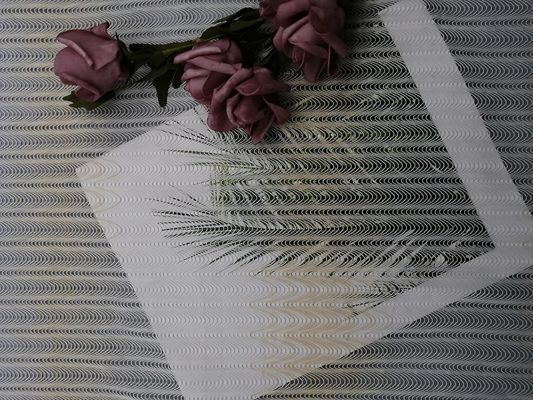 100 ياردة 145 سم هندسي حبال أقمشة الدانتيل العاج الزفاف أقمشة الدانتيل