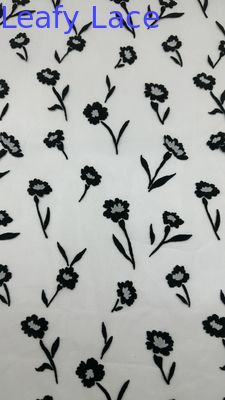 لون حلو الدانتيل التقليدي روز فلوك شبكي عالي الجودة مخصص لثوب أنيق