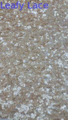 النسيج المطرز من النسيج المزخرف يلمع تصميم ملون حفلة مخصصة وزفاف للسيدات