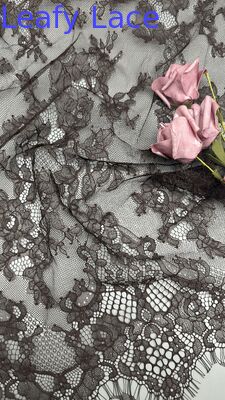 دانتيل شانتيلي جيبور فاخر وأنيق، زينة خاصة للفساتين، فساتين الزفاف، مصنع حسب الطلب