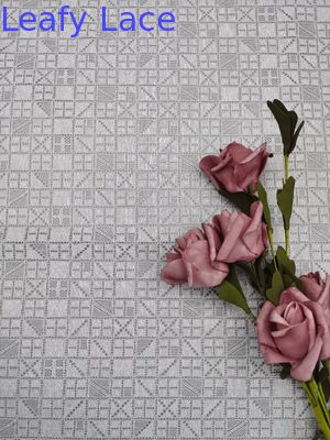 نسيج دانتيل مطرز بأوراق شجر مجوف مخصص من أوراق شجر مخصصة من الشركة المصنعة للأخبار